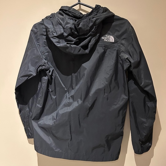 NorthFace Black Boys Jacket with Hood Size: Large - Picture 2 of 3